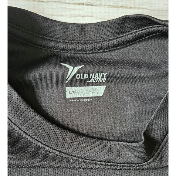 Old Navy Active Black and Camo Tee Shirt Sz L - Picture 3 of 3